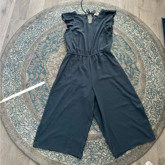 Loft sales blue jumpsuit